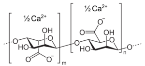 calcium alginate structural formula